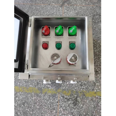 不锈钢防爆开关箱 双开门304材质防爆配电箱