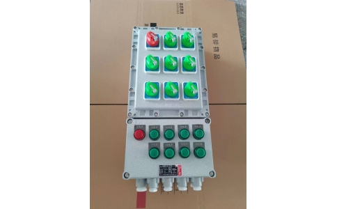 1进8出 照明型防爆开关箱 防爆配电箱铸铝材质
